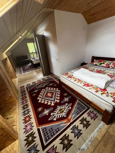 Cama o camas de una habitación en Valea Stâncii