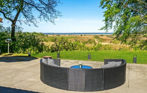 a hot tub with a water fountain in a park at Stunning Home In Hadsund With Wifi in Hadsund