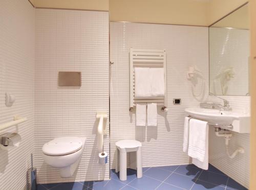 Koupelna v ubytování Tower Hotel Malpensa