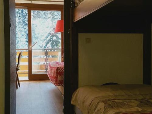 Studio cosy pour 4 personnes avec balcon et WIFI à Châtel