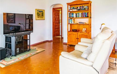TV a/nebo společenská místnost v ubytování Nice Home In La Cala De Mijas