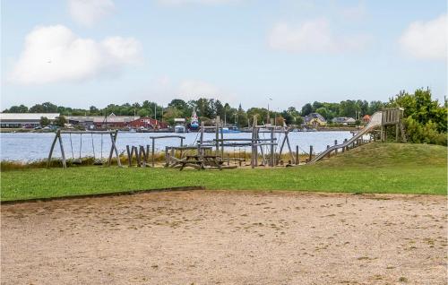 a playground next to a body of water at Stunning Home In Gråsten With Wifi in Gråsten