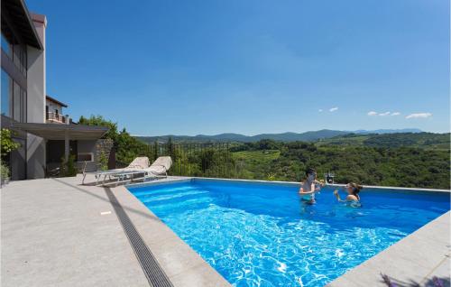 Awesome Home In Dobrovo V Brdih With Sauna