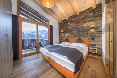 Postel nebo postele na pokoji v ubytování Nationalpark Chalet Seespitze
