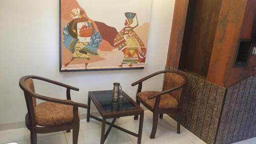 Posezení v ubytování Hotel Siddhali Inn