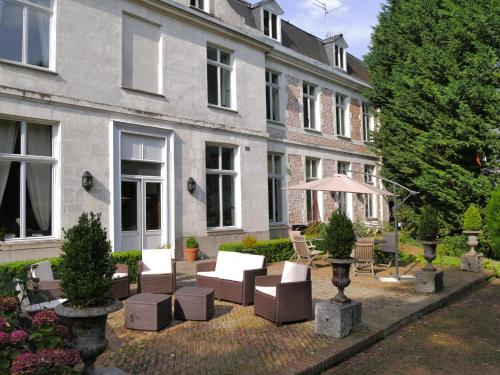 Zahrada ubytování Chambres d'hôtes Château de Courcelette