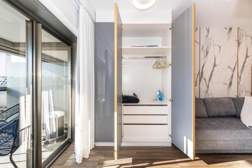Ruang duduk di Rosemari's Apartments 4 Studios Luxuosos