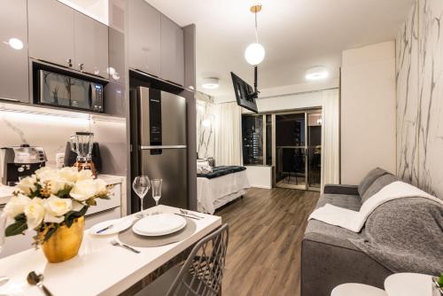 Ruang duduk di Rosemari's Apartments 4 Studios Luxuosos