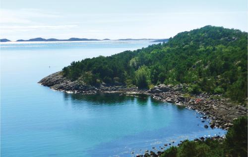 an island in the middle of a body of water at Beautiful Home In Vega With Wifi in Holand