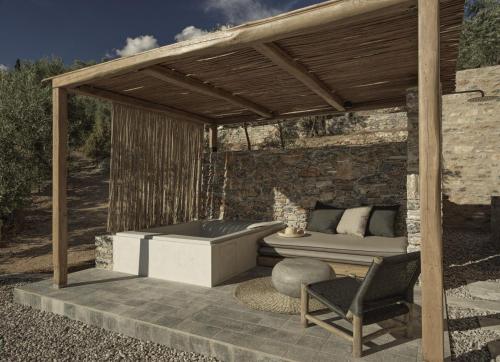 Ruang duduk di Peliva Nature Suites