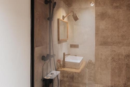 Koupelna v ubytování Casa do Corral