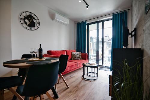 Χώρος καθιστικού στο Laguna Beskidów Resort - Apartament C35