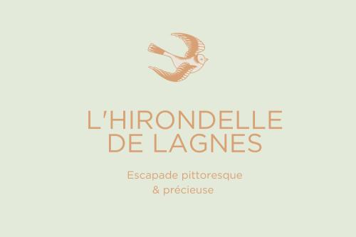 un logo pour la brochure et la base de données d'Aonolele de Lacscue dans l'établissement Appartement climatisé avec terrasse et vue sur le Luberon, à Lagnes