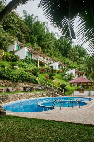 Kolam renang di atau dekat dengan Fundo San Jose Parque Ecológico & Lodge Hotel Asociado Casa Andina