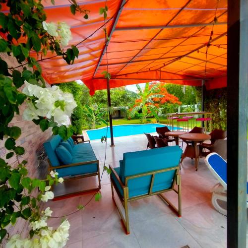 Gallery image of Two pools four bedrooms private villa in Qaryat Shākūsh