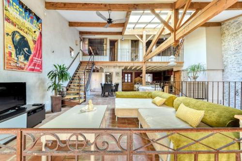 Loft centre-ville Parking, clim, wifi