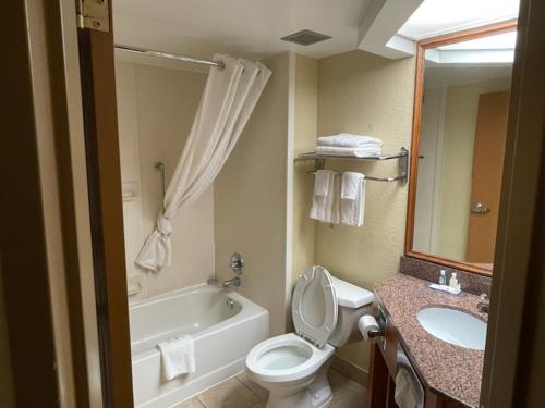 Ένα μπάνιο στο Quality Inn & Suites