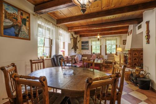 Posezení v ubytování Chalet Horní Orlice