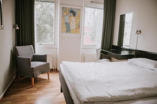Ένα ή περισσότερα κρεβάτια σε δωμάτιο στο Comfort Hotel Jazz, Borås