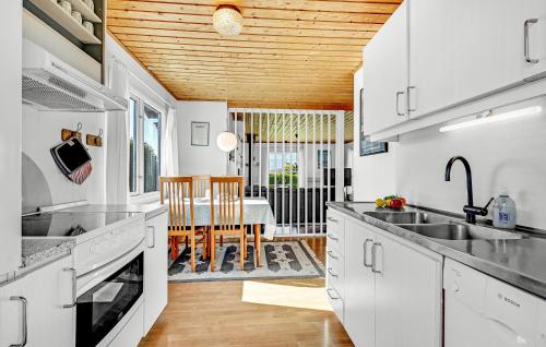 Η κουζίνα ή μικρή κουζίνα στο Amazing Home In Ebeltoft With Wifi