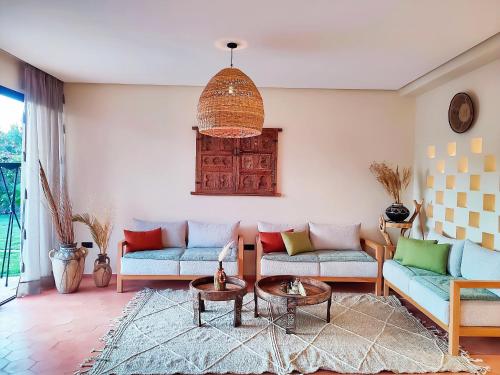 Zona de estar de Domaine Homa Marrakech