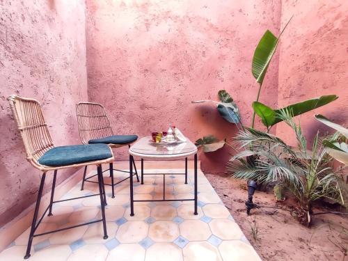Zona de estar de Domaine Homa Marrakech