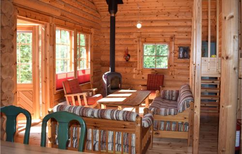 Χώρος καθιστικού στο Nice Home In Vrådal With Sauna