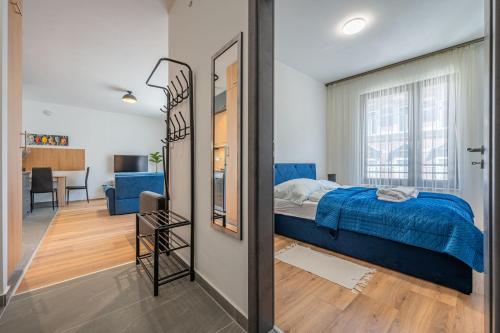 Ένα ή περισσότερα κρεβάτια σε δωμάτιο στο Csengery Residence