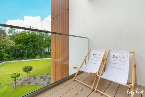 Κήπος έξω από το Apartament Pinea 224 - BASEN, sauna, jacuzzi w cenie pobytu - Easy - Rent Apartments