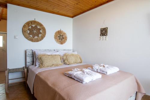 Postel nebo postele na pokoji v ubytování Seaside House