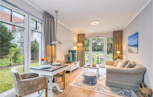 Istumisnurk majutusasutuses Baltischer Hof Apartment 18