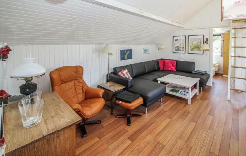 Χώρος καθιστικού στο Lovely Home In Samsø With Wifi