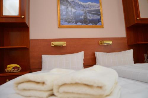 Säng eller sängar i ett rum på Private Room Pyrkerstraße
