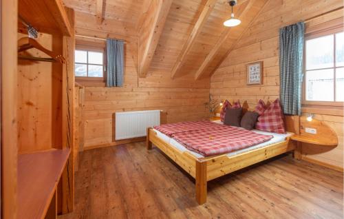 Cama o camas de una habitación en Charmante Berghuette