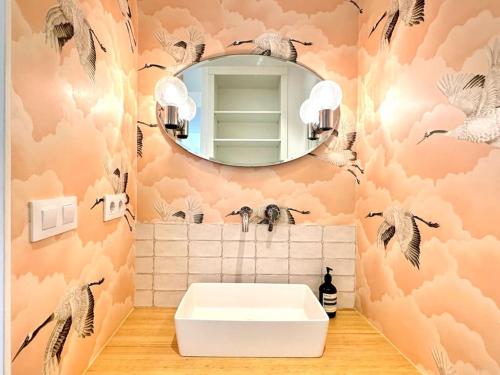 Et badeværelse på Alojamiento acogedor