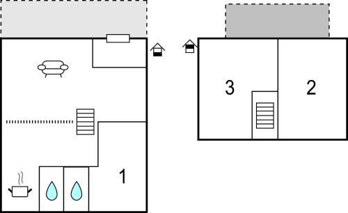 a block diagram of a block diagram of a house at Ferienhaus 15 In Kirchheim in Kirchheim