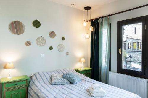 Posteľ alebo postele v izbe v ubytovaní Stagiates Guest House at Pelion