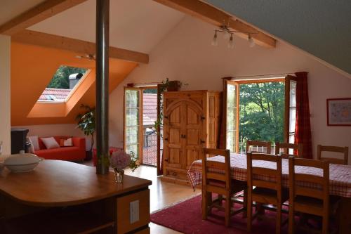 Posezení v ubytování "Haus in der Einöde"