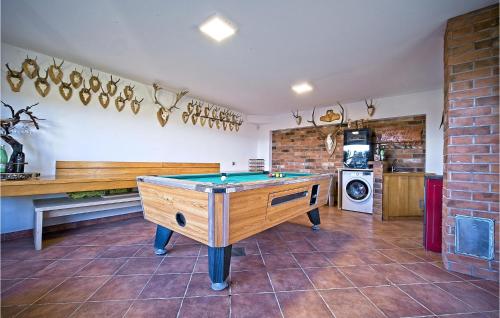 Τραπέζι μπιλιάρδου στο Awesome Home In Kraj Donji With Wifi