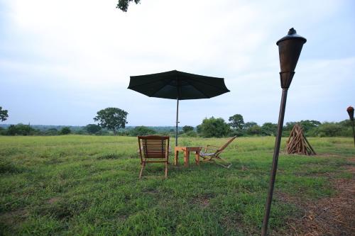 Zahrada ubytování The Campers Lodge Yala