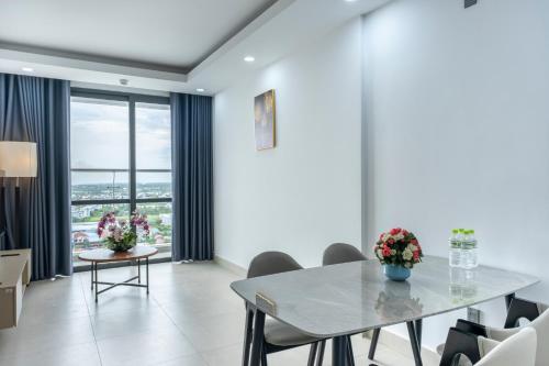 Posezení v ubytování Sophia Apartment - Sophia Center Phu Cuong