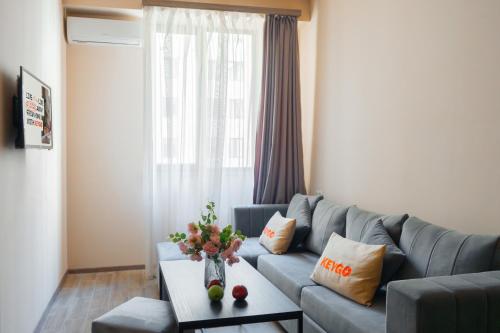 Un lugar para sentarse en Apartment KeyGo #0056 near Republic Square