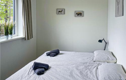 Ένα ή περισσότερα κρεβάτια σε δωμάτιο στο Cozy Home In Oosterwolde With Sauna