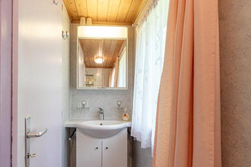 Koupelna v ubytování Chalet Chrumm