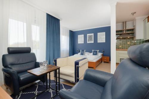 Posezení v ubytování Jantar Apartamenty - Promenada Kołobrzeg