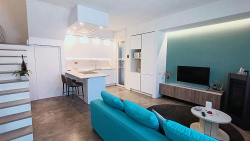 Η κουζίνα ή μικρή κουζίνα στο Casa Mazzini -LUXURY STAY-