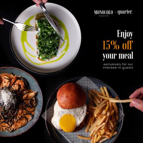 Makanan di atau berdekatan hotel
