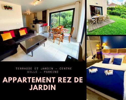 Le Neptune, appartement avec parking et jardin proche université