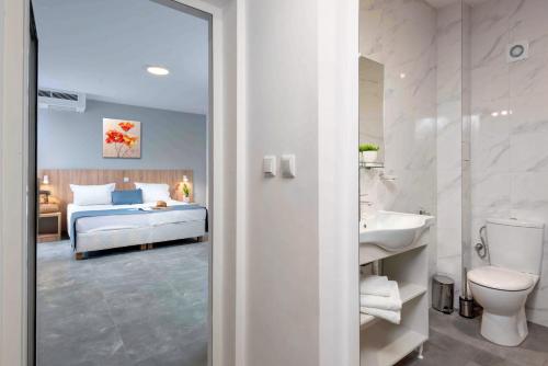 Koupelna v ubytování Martinez Hotel All Inclusive