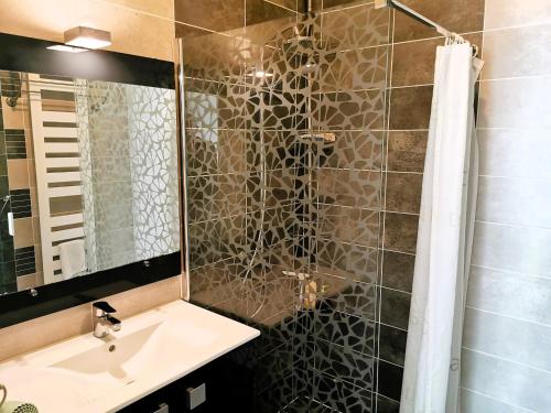 Koupelna v ubytování Le Patio Celeste